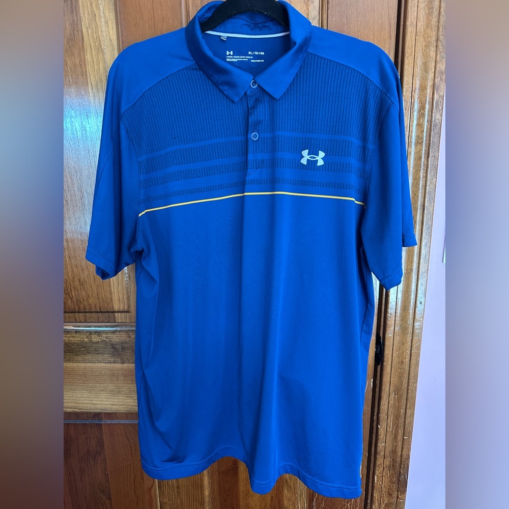 Under Armour Mens Heat Gear Loose Fit Jersey Polo